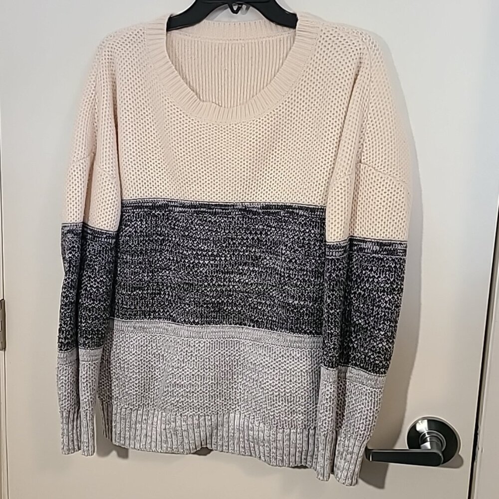 Unbranded Multi-Color XL Acrylic Sweater Ladies Pre-Owned Winter Outdoors Casual